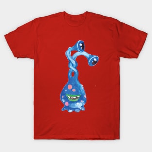 Halloween  Scary Blue Monster T-Shirt